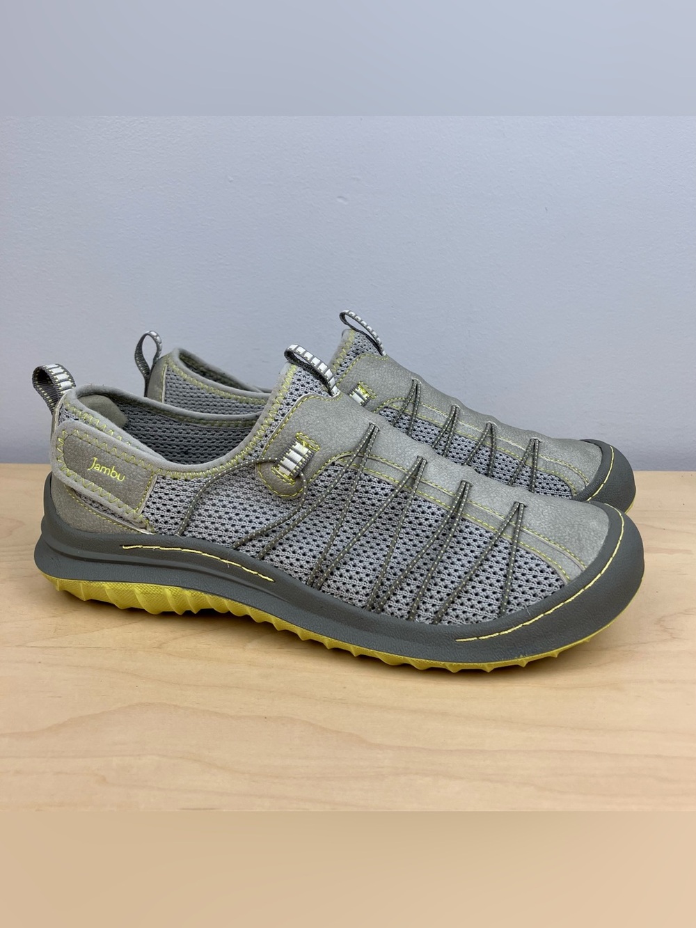 Jambu Women’s Size 8.5 M Spirit Too Eco Vegan Slip On Shoes Gray Outdoor Hiking